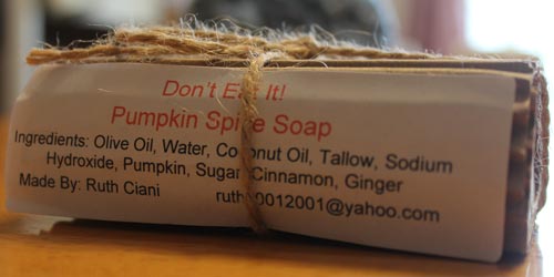 Handcrafted soap